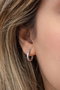 Heliophilia Silver Pendientes de Plata de Ley 925 con Circón